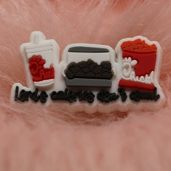 Lord's Calories Don't Count Croc Charm - Picture 1 of 2